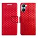 A D Enterprises DT Red Flip Cover for Realme C33 | Magnetic Case | Shock Absorbent | Flip Cover Realme C33