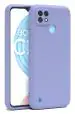 U&E Purple Silicone Back Cover For Realme C21
