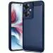 Fashionury Back Cover for Oppo F25 Pro 5G | Anti-Slip Grip | Hybrid Protection Shockproof | Rubber TPU Stylish Back Case for Oppo F25 Pro 5G (Blue)