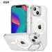ESR Mobile Cover for iPhone 14/13 Classic HaloLock Series with Camera Kickstand (Transparent)