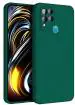 RUNICHA Back Cover for Infinix Hot 10S, Infinix Hot 10S (Green, Grip Case, Silicon, Pack of: 1)