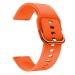 LIDDU Silicone Smart Watch Strap for Samsung Galaxy Watch 4, Gear S3 Frontier and S3 Classic (Orange)