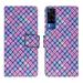 A D Enterprises Mat Purple Flip Cover for Vivo Y51 2020| Magnetic Case| Shock Absorbent| Flip Cover Vivo Y51 2020