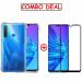 Kite Digital Oppo REALME 5S Transparent Bumper Shock Proof Corner Soft TPU Silicone Flexible Back Case Cover + 5D/6D/11D/21D Premium Tempered Glass Screen Protector
