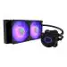 Cooler Master Aluminium Masterliquid Ml240L Rgb V2 Cpu Liquid Cooler Support Intel And Amd Cpu Socket Am5, 1151 3Rd Gen Dual Chamber Pump 240Mm Close-Loop Aio