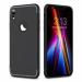 MONKISH Apple iPhone XR, 10R Black Rubber Soft Silicone with Anti Dust Plug Shockproof Slim Back Case Cover|Mobile Cover|Mobile case|Flip cover