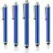 IACCESSORIES Universal Capacitive Stylus Touch Screen Pens - Pack of 5,Compatible With All iPhone, iPad, Tabs, Android Mobile Phones (Navy)