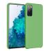 LIRAMARK Liquid Silicone Soft Back Cover Case for Samsung Galaxy S20 FE 5G (Mint Green)
