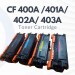 NP Tech CF 400/401/402/403 Toner Cartridge B/ C/ Y/ M Compatible with HP Laserjet Pro Printer M252dw/ M252n/ MFP M277dw/M277n Model (Black/ Cyan/ Yellow/ Magenta) Pack of 4