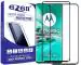 eZell Motorola Edge 40 Neo FULL TEMPERED Curve Glass (2 packs), Ultra clear, Zero Bubbles, Sensitive touch,9H Hardness, Anti-Scratch Edge to Edge Full Glue Tempered Mobile Screen protector with Dry & Wet Wipes (Black)