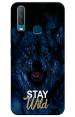 Mobiera Stay Wild Quote Printed Back Cover Case For Vivo Y17