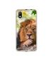 Casotec Tiger Pattern Print Design Printed Silicon Soft TPU Back Case Cover for Lava Z40