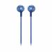 JBL LIVE100 By Harman Wired In Ear Headphones With In-Line Mic(Blue)