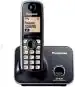 Panasonic KXTG-3711SX Black Cordless Landline Phone