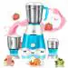 Alibaba Supreme Super Dynamic 750 Watts Mixer Grinder (3 Jars, White & Sea Green)