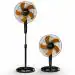 Impex Impulse 400 mm Table pedestal 2 in 1 convertible fan with 2 years warrantay (Orange and Black)