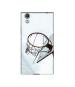 Casotec Basketball Ring Design Printed Silicon Soft TPU Back Case Cover for Sony Xperia R1 Plus
