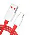 UBPro Type C USB Cable 6.5 A 1 m 65W/6.5A SUPER FAST CHARGING CABLE FOR SUPER VOOC, SUPER DART, FLASH, TURBO, (Compatible with OPPO,REALME,NARZO,ONEPLUS,VIVO,IQOO,SAMSUNG,MOTOROLA,MI,REDMI,POCO) (Red)