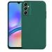 Knotyy Ultra Soft Rubberised Back Cover for Samsung Galaxy A05s | Inner Velvet Fabric Lining | Matte Silicone Flexible |Raised Bumps for Camera & Screen Protection Back Case Cover - Green