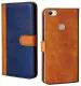 CASECRAFT Vivo Y81, 1808, 1803, V1732A, 1808i Blue Artificial Leather, Silicon Mobile Back Cover