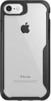AmericHome Apple iPhone 8 Plus Black Rubber Grip Case Back Cover