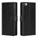 Clickaway Leather Finish Flip Cover for Vivo V5S Perfect Selfie Inside Pockets & Inbuilt Stand Wallet Style Back Case Magnet Closure (Black)