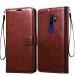 Beingstylish Brown Leather Flip Back Cover Case For Oppo A5