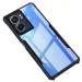 Rakulo Back Cover for Oppo A57 4G, Eagle Case Hard PC Back Transparent Shock Proof Rubberized Case (Black)