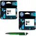 HP 862 Black Original Ink Cartridge (Pack of 2) With ITGLOBAL 3in1 Multi-Function Pen
