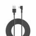 Portronics Konnect L 2M Fast Charging 3A 8 Pin USB Cable with Charge & Sync Function (Grey)