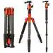 Fotopro X-Go Predator 6Ft Aluminum Professional Built In 2-In-1 Tripod