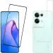 Prsky Front and Back Transparent Mobile Tempered Glass for Oppo Reno 8 Pro