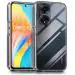 Fastship Rubber silicone Back Cover for OPPO F23 5G - Transparent