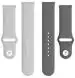 Black Lovies Black, Grey Silicon Smart Watch Strap For Noice Colour Fit Nav, Nav Plus (Pack Of 2)