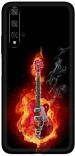 aadia Huawei Honor 20 Pro Matte Vinyl Guitar Printed Mobile Skin Sticker with Scratch Resistant Lamination