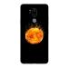 GADGETSWRAP Printed Vinyl Skin Sticker for LG G7 - Orange Basketball