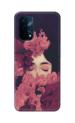 Tweakymod Printed Shy Girl Back Cover For Oppo A54 5G, Oppo A74 5G