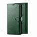 ClickCase Vintage Series Faux Leather Magnetic Card Holder Wallet Kickstand Case Flip Cover For OnePlus 12R 5G (Green)