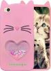 Lejaao Xiaomi Mi Redmi 5A Love Cat Hello Kitty Rose Gold Silicone Mobile Back Cover