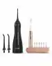 AGARO Cosmic Plus Sonic Tooth Brush Rose Gold and Ultra Portable Oral Irigator Black