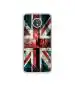 Casotec London Flag wallpaper Design Printed Silicon Soft TPU Back Case Cover for Motorola Moto G7 Power