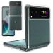 A Accessories Kart Motorola Razr 40 Transparent Polycarbonate Reinforced Corners Shock-Absorption Flexible Cell Phone Cover