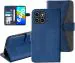 Autofocus Faux Leather Back Case Flip Cover for Infinix Smart 6 HD with ID Card Slot | Foldable Stand | 2 Card Slot | 1 Cash Slot | Magnetic Closure - Executive Blue, 23811