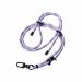 Q Qufex Adjustable Phone Lanyard -160cm (White Purple)