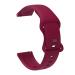 LIDDU Silicone Smart Watch Strap for Fire Boltt Almighty, SE, Ninja Call 2 , Ring 2 , Rage (Wine Red)
