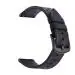 LIDDU Leather Smart Watch Strap for Fastrack Reflex Vox (Navy Blue)