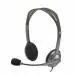 Logitech H110 Stereo Wired Over Ear Headphones With Mic With Noise-Cancelling-Black