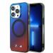 CG MOBILE SAS BMW iPhone 15 Pro Max Case [Official Licensed] M Collection Mag-Safe Compatible with A Printed Logo | Gradient Case/Cover Designed for iPhone 15 Pro Max (6.7-Inch) - Blue/Red