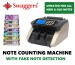 Swaggers Super12 Gold Latest Note Counting Machine with Fake Note Detection/Currency Counting Machine/Money Counting Machine with UV MG IR Detection - Heavy Duty for Professional & Bank USE