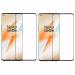 Kite Digital ONEPLUS 8 PRO Black 5D/6D/11D/21D Premium Tempered Glass Screen Protector Slim 9H Hard 2.5D (Pack of 2)